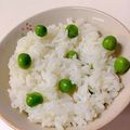 maaai313's cooksnap of when they made 色鮮やか☆旬のえんどう豆ご飯.