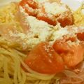 アメムシクイ's cooksnap of when they made トマトと生ハムのパスタ.