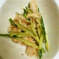 ありなみん1's cooksnap of when they made キュウリとささみの胡麻ダレあえ.