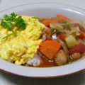 mali's cooksnap of when they made 野菜たっぷりミネストローネ＆オムライス.