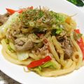 ゆうかりコアラ's cooksnap of when they made 焼きうどん.