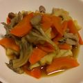 ななめぐみるく's cooksnap of when they made 豚肉・ちくわぶ・舞茸の煮物.