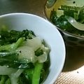 かよなみ's cooksnap of when they made 新玉ねぎとニラの酢味噌和え.