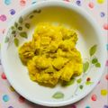 チェックのミニくま's cooksnap of when they made カボチャとりんごのサラダ.