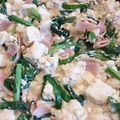 まみめたい's cooksnap of when they made ニラ玉とうふ炒め.