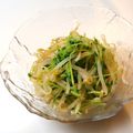 sacoママ's cooksnap of when they made 豆苗の美味しい食べ方.
