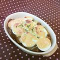 龍青空ママ's cooksnap of when they made 残りのカレーで♪簡単ポテトグラタン.