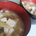 きらり流れ星's cooksnap of when they made ごま油が香る♪具だくさんの味噌汁.