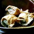 HRKママちゃん's cooksnap of when they made 豚肉と油揚げのまき巻き煮.