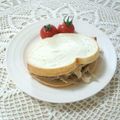 まくのうち's cooksnap of when they made ヘルシー＊ささみごぼうサンド☆.