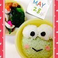 しりとりん♡'s cooksnap of when they made 簡単キャラ弁　けろけろけろっぴ　.