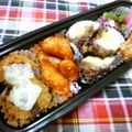 びんび❤'s cooksnap of when they made 簡単☆お弁当にウィンナーのケチャマヨ炒め.