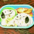 ひろひよ's cooksnap of when they made 簡単　キャラ弁　スヌーピー.