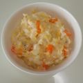 JEWEL♡'s cooksnap of when they made しらすと人参の玉子がゆ〜離乳食後期〜.