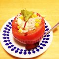 やすやしえ's cooksnap of when they made トマトカップライスサラダ.
