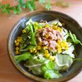 まろんかふぇ's cooksnap of when they made 包丁いらず♪サラダ蕎麦.