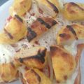 ４番目's cooksnap of when they made 新玉葱とチキンナゲットのトースト☆.