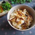 まろんかふぇ's cooksnap of when they made これ、美味しいよ♪　焼き椎茸の　混ぜご飯.