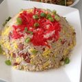 MicHolly's cooksnap of when they made ダシダで・チャーハン(スパム入り).