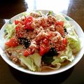 なおゆきそら's cooksnap of when they made 夏におすすめ！野菜たっぷりサラダうどん.