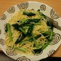 きりたんぽ06's cooksnap of when they made ほうれん草としらすのパスタ.