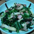ほねほねになりたい's cooksnap of when they made ベーコンとほうれん草の炒め.