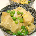 ひーかん's cooksnap of when they made うすいえんどうと高野の卵とじ.