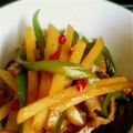 M3737's cooksnap of when they made じゃがいもで☆チンジャオロース.