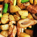 youmori's cooksnap of when they made じゃがいもとアスパラとちくわの炒めもの.