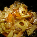 yoh45's cooksnap of when they made ◆シャキっとおいしい♪れんこんのきんぴら.