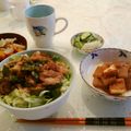 涼ママらぐまん's cooksnap of when they made 簡単！豚うすぎり肉の彩り✿甘酢丼.