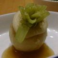 なつみ＆なおみ's cooksnap of when they made かぶの器で鶏つくねの蒸し物.