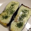 結里亜's cooksnap of when they made 焼きなすのとろけるチーズのせ.