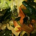 す1222's cooksnap of when they made ピリカラ野菜炒め.