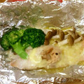 agechan's cooksnap of when they made 簡単！鮭のホイル焼き(生クリームソース).