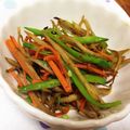 南極はんぞー's cooksnap of when they made 絹さやで、彩り鮮やか三色きんぴら.