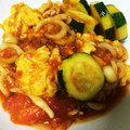 あず〜〜ぅ's cooksnap of when they made イカとトマトとズッキーニの甘辛炒め♬.