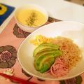 くっくʕ•̫͡•ʔ's cooksnap of when they made 冷やし中華〜アボカドで大変身編.