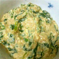 おレん's cooksnap of when they made 鉄分たっぷり！レンジでほうれん草の白和え.