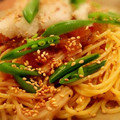 豆と麦's cooksnap of when they made たっぷりきのこと納豆の和風おろしパスタ.