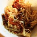 ＊まめゴマ＊'s cooksnap of when they made ごま油で～♪えのきの梅ポン酢♪.