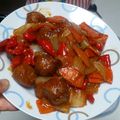 ♡acco♡'s cooksnap of when they made 肉団子の酢豚風.