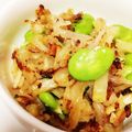 たのしいちくわ's cooksnap of when they made じゃがいもと空豆のアンチョビ炒め.
