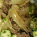kinoko86's cooksnap of when they made 一人暮らしの簡単料理 牛丼.