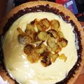 Lisaliu's cooksnap of when they made 幸せとろける❤チョコバナナタルト❤.