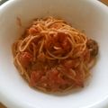 くみじぇんぬ's cooksnap of when they made トマトとにんにくのパスタ.