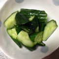 kasuming's cooksnap of when they made 誰でも簡単 わさび香るキュウリ漬け.