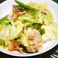 mami323's cooksnap of when they made キャベツと豚の　梅醤油炒め.