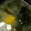 ｽｶｲﾌｨｯｼｭ☆'s cooksnap of when they made かぼちゃのみそ汁.
