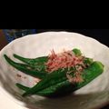 fumikodesu's cooksnap of when they made 麺つゆで☆そのまんまオクラのおひたし.